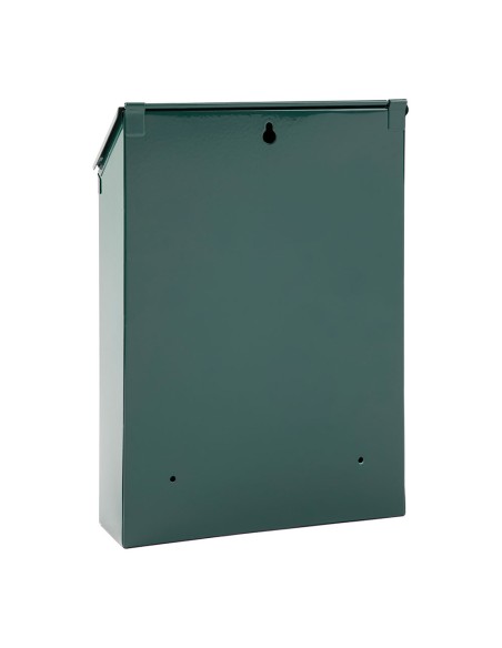 Buzón individual exterior, pequeño, civic, acero, verde, 21,6 x 8 x 30 cm