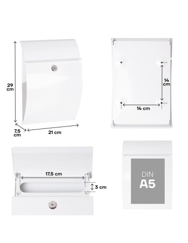 Buzón individual exterior, pequeño, galan,...