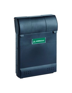 Buzón individual exterior, pequeño, nautic, poliestireno, negro, 21 x 7,5 x 29 cm