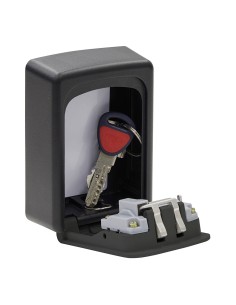 Guarda llaves combinación keeper, aluminio, negro, 90 x 40 x 121 mm 2