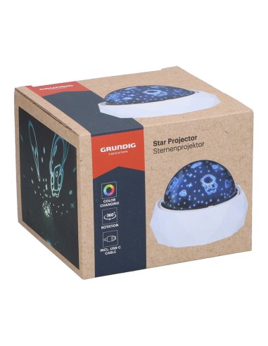 Luz nocturna decorativa led proyección espacial...