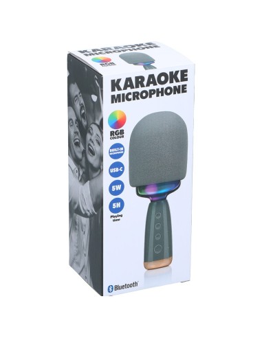 Micrófono karaoke con altavoz, 5 w 7,5 x 7,5 x...