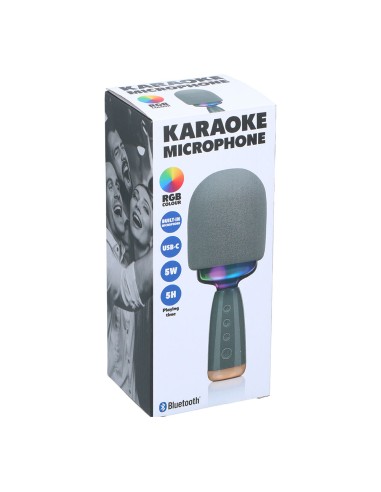Micrófono karaoke con altavoz, 5 w 7,5 x 7,5 x...