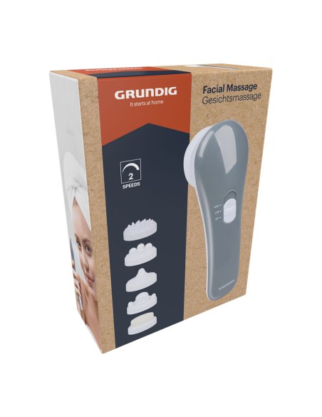 Masajeador facial con 5 cabezales extraíbles y 2 velocidades