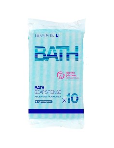 Esponja desechable jabonosa, pack 10 uds