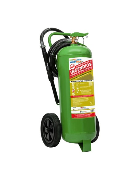 Extintor ecofire ext040g verde carro 40 l