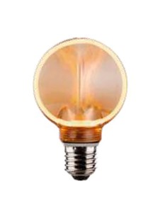 Bombilla led g80 decorativa halo exterior e27 4 w 220 lm 1800 k luz cálida ø80 x 120 mm