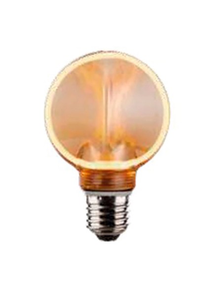 Bombilla led g80 decorativa halo exterior e27 4 w 220 lm 1800 k luz cálida ø80 x 120 mm Bombilla led g80 decorativa halo exterior e27 4 w 220 lm 1800 k luz cálida ø80 x 120 mm