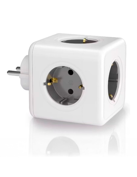 Clavija modular 5 tomas schuko 2p+t 16 a 3680 w 250 v~ blanca compatible con ref 40292, 40293 Clavija modular 5 tomas schuko 2p+t 16 a 3680 w 250 v~ blanca compatible con ref 40292, 40293