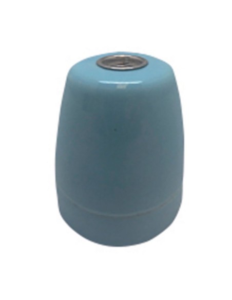 Portalámparas cerámico vintage e27 4 a 100 w 250 v~ azul, ø47 x 59 mm Portalámparas cerámico vintage e27 4 a 100 w 250 v~ azul, ø47 x 59 mm