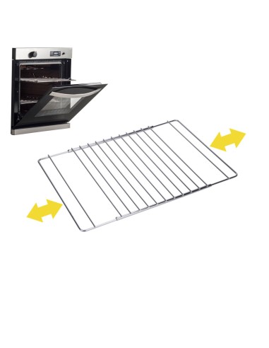 Rejilla para horno cromada extensible 38.5 cm...