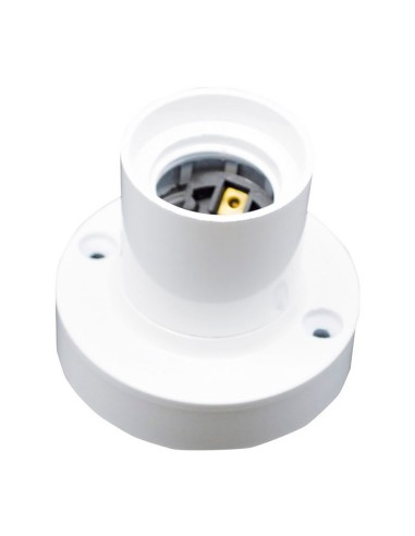 Portalámparas superficie e27 4a 250 v~ blanco ø67 x 57 mm