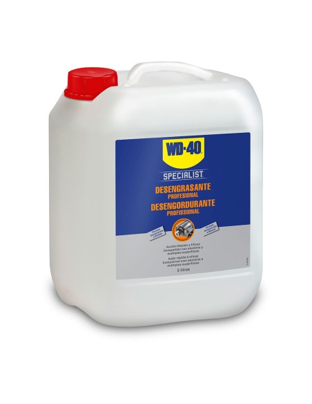 Desengrasante profesional wd40 specialist, formato garrafa, 5 l