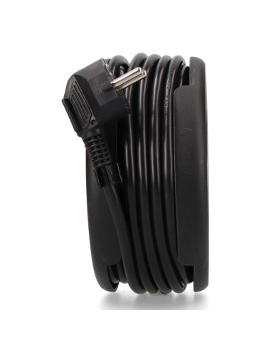 Enrollacables con 4 tomas 2p+t schuko, con...