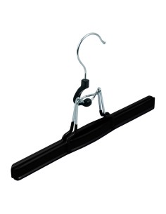 Percha falda/pantalón antideslizante, color negro