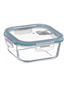 Fiambrera borosilicato cuadrada hermética 800 ml