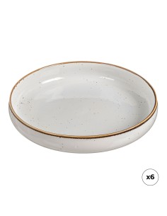 Plato hondo de porcelana, akiko, ø20 cm, 6 uds