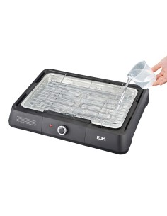 Barbacoa eléctrica negra, 2200 w 2