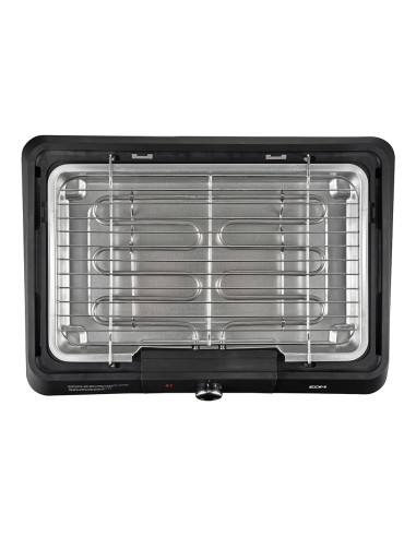 Barbacoa eléctrica negra, 2200 w