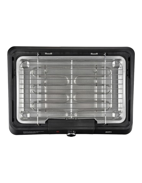 Barbacoa eléctrica negra, 2200 w