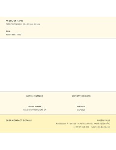 Tamiz de nylon 12 x 60 mm, 24 uds 2