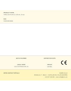 Tamiz de nylon 12 x 80 mm, 24 uds 2