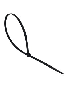Brida nylon 4,8 x 300 mm negra, 100 uds