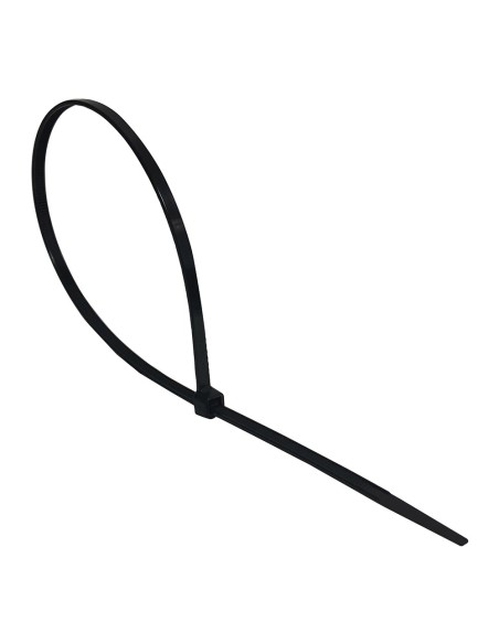 Brida nylon 7,6 x 365 mm negra, 100 uds