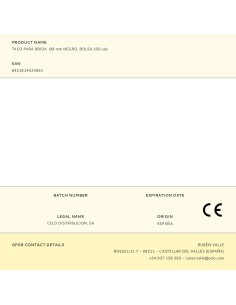 Taco para brida ø8 mm negro, bolsa 100 uds 2