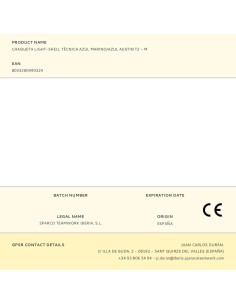 Chaqueta light-shell tech técnica, azul marino/azul, austin, t2 - m 2