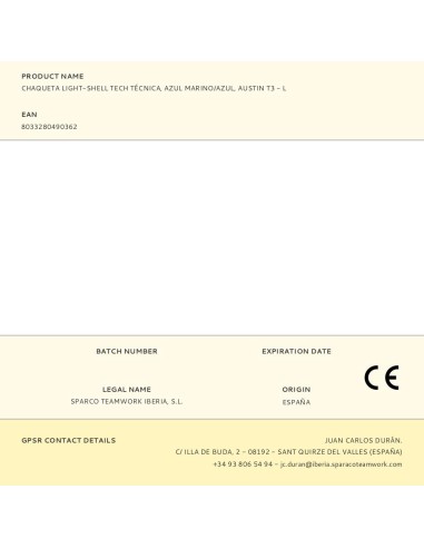 Chaqueta light-shell tech técnica, azul...