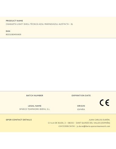 Chaqueta light-shell tech técnica, azul...