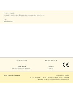 Chaqueta soft-shell tech técnica, azul marino/azul, york, t4 - xl 2