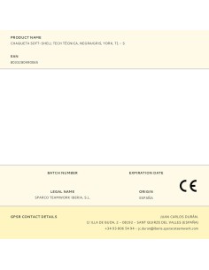 Chaqueta soft-shell tech técnica, negra/gris, york, t1 - s 2