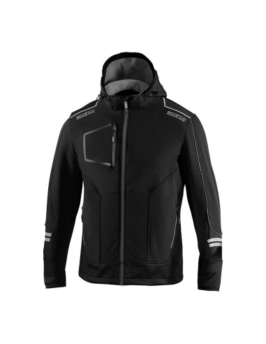 Chaqueta soft-shell tech técnica, negra/gris, york, t2 - m