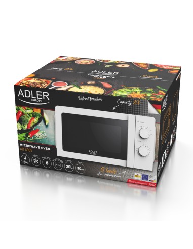 Microondas ad 6205, 700 w, 20 l
