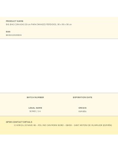 Big bag con asas 30 cm para envases perdidos, 90 x 90 x 90 cm 2