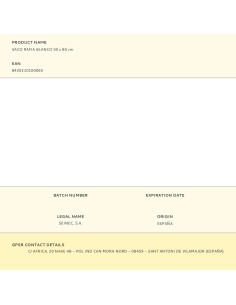 Saco de rafia blanco 50 x 80 cm 2