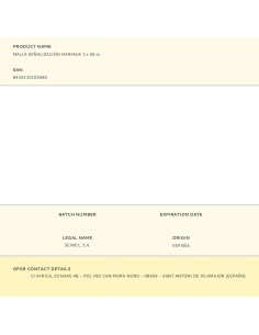 Malla señalización naranja 1 x 50 m 2