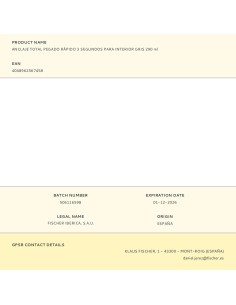 Anclaje total pegado rápido 3 segundos para interior/exterior, gris, 290 ml 2