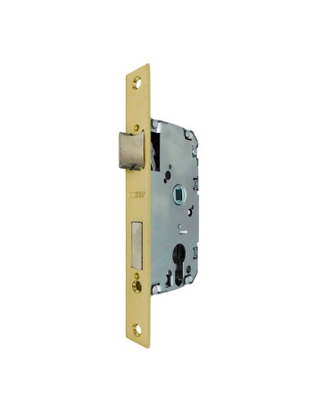 Cerradura embutir c/c cre04 50/47 mm latonado