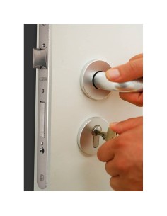 Cerradura embutir c/r cre05 50/70 mm níquel satinado 2