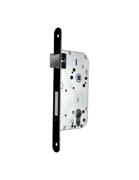 Cerradura embutir c/r cre05 50/70 mm negra