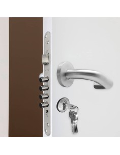 Cerradura embutir c/r cre07 50/85 mm níquel satinado 2