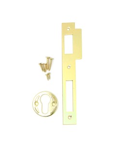 Cerradura embutir c/c cre12 50/85 mm latonado 2