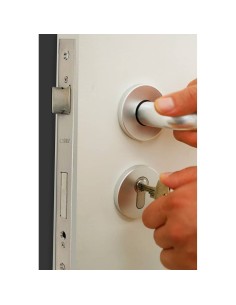 Cerradura embutir c/c cre12 50/85 mm níquel satinado 2