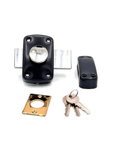 Cerrojo sobreponer ruleta crr15 pintado gris 2