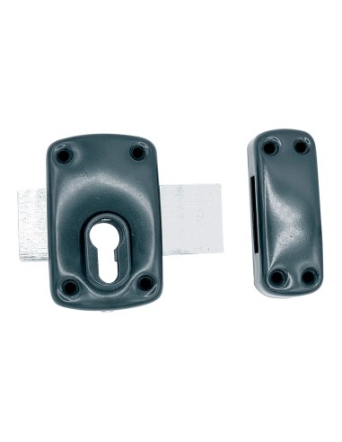 Cerrojo sobreponer sin cilindro crr16 pintado gris