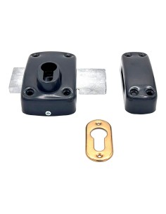 Cerrojo sobreponer sin cilindro crr16 pintado gris 2