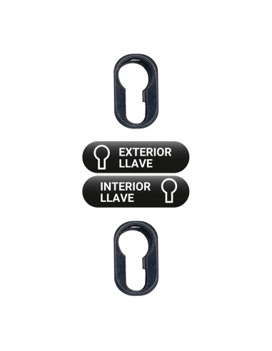 Cerrojo sobreponer sin cilindro crr16 pintado gris